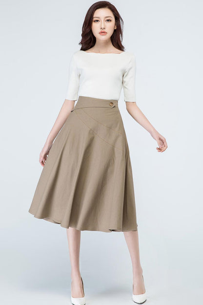 50S high wasit A line skirt  1692#