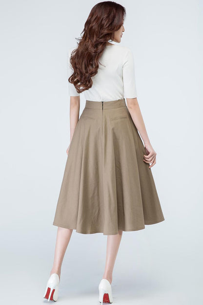 50S high wasit A line skirt  1692#