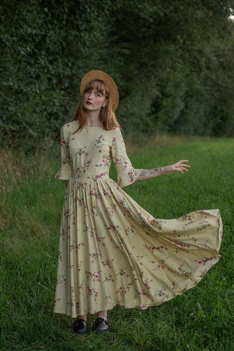 Vintage Printed Dress