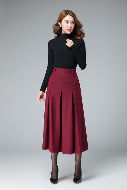 red skirt