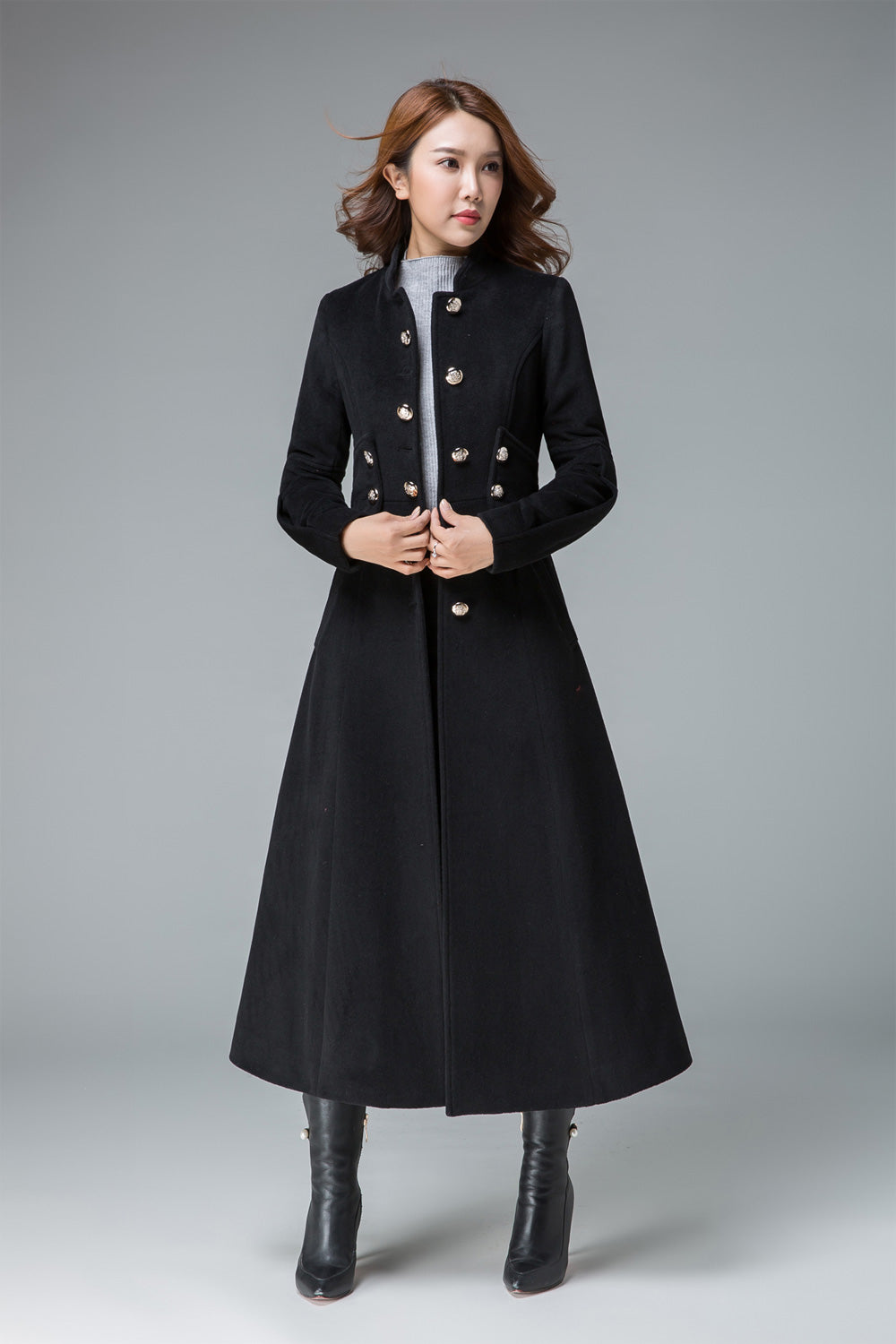 black coat