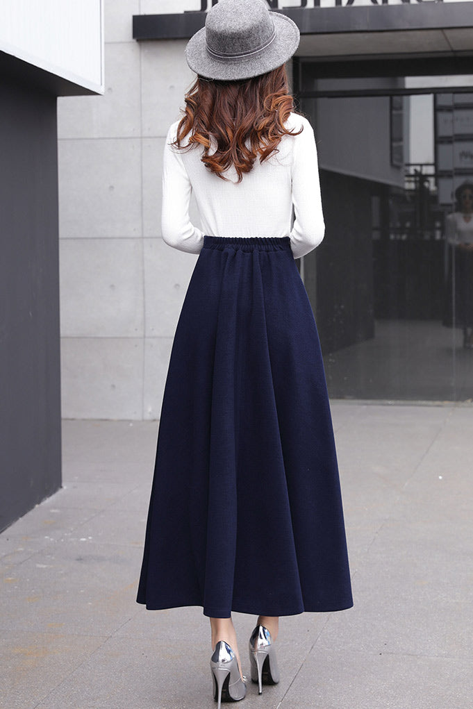 Classical flared skirt for women j001#