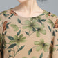 Vintage Inspired Floral Long Linen Maxi Dress 3252