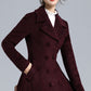 1950s Double Breasted Long Wool Swing Coat 3239