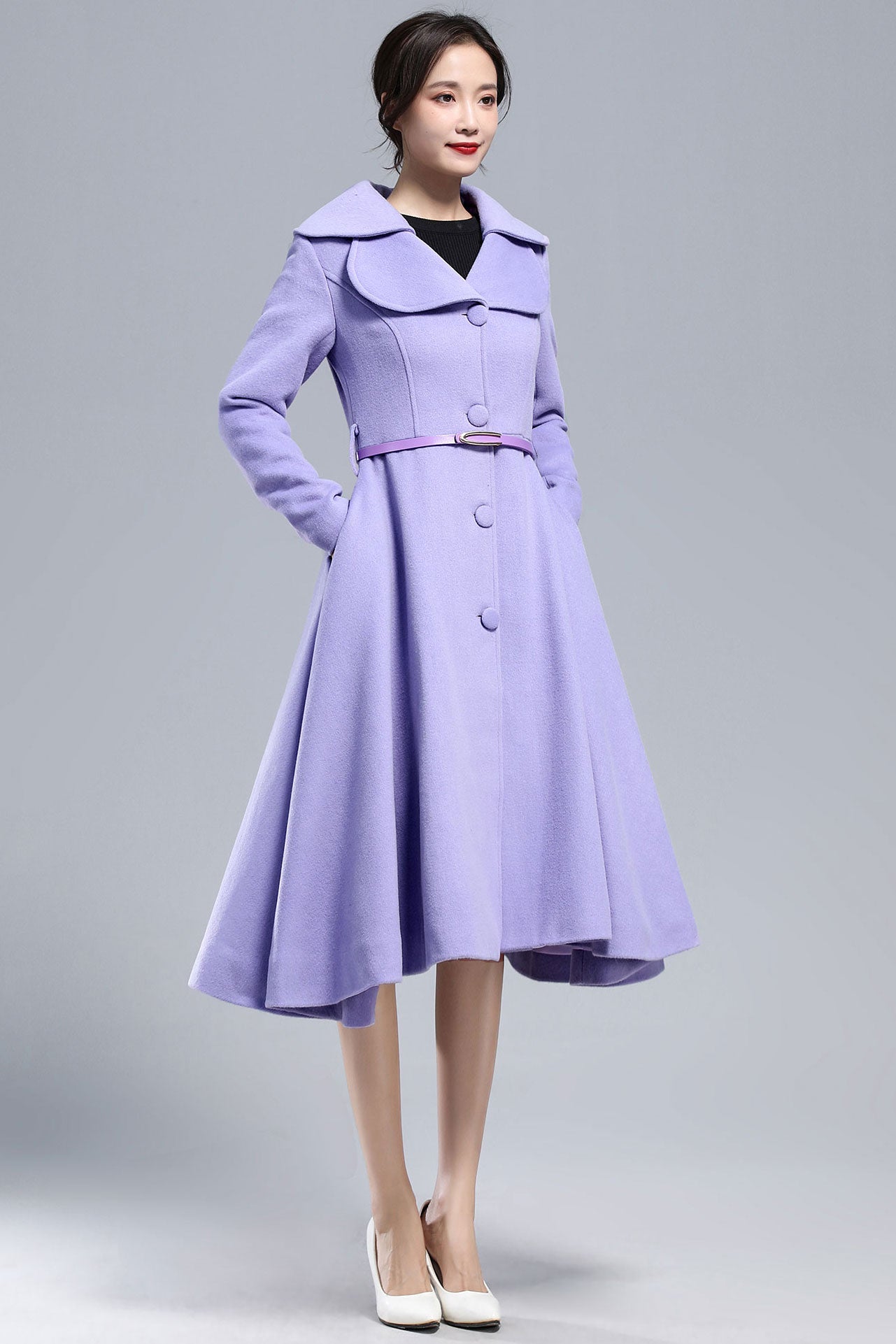 Purple sales winter coat