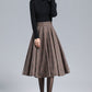 Wool Tartan A Line Skirt 3167