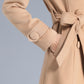 Camel Long Maxi Winter Wool Coat 3204