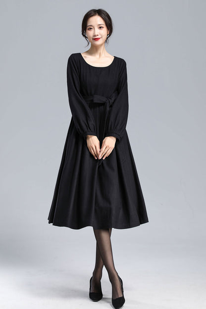 Handmade Pleated Mod Dress 3179