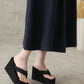 Women's Spring High Waistband Causal Pleated Linen Skirt 281902