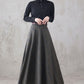 A Line Wool Skirt Women 3291