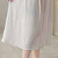 Retro White Short Sleeve Swing Dress 282901, Size S, yy01675
