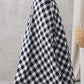 A-Line Cotton Linen Maxi Skirt 3323