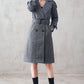Wool coat, Tweed Herringbone Tailored Fit wool jacket 310401