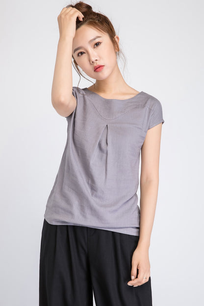 gray top