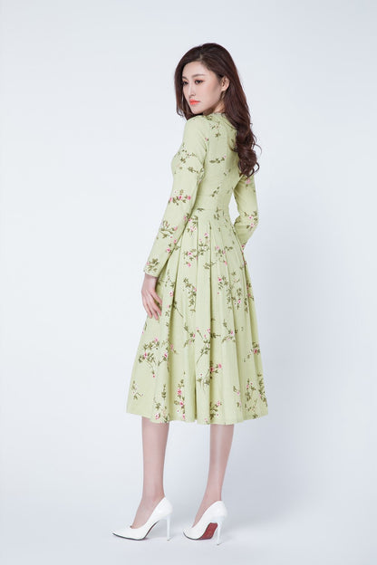 pleated dress