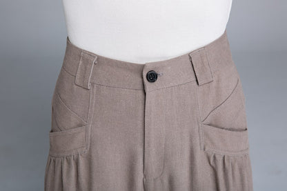 linen pant, maxi pants, made to order pants 1665#