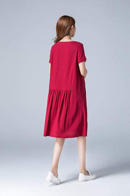 short sleeves dress