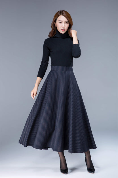 blue skirt