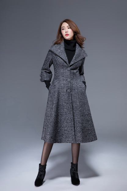 midi wool coat