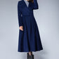 Wool Princess coat Vintage inspired Swing coat 1866#