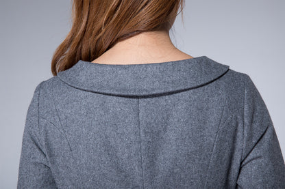 tunic wool dress