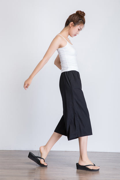 Loose linen pants