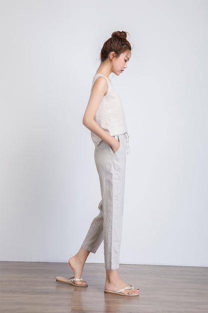 summer linen pants
