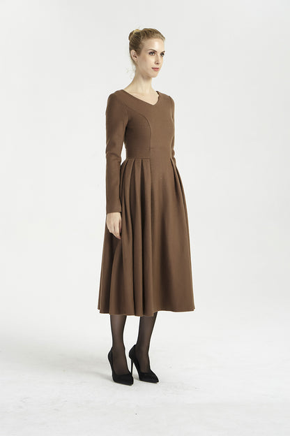 wool dress