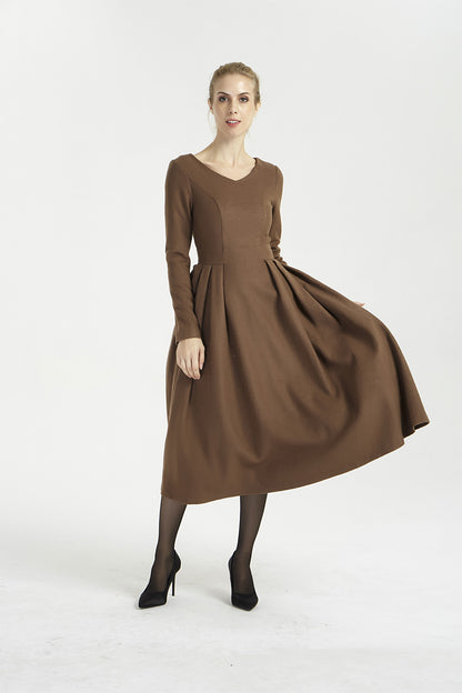 long sleeves dress