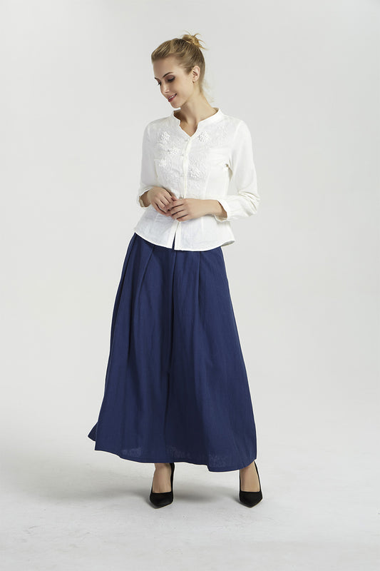 linen skirt