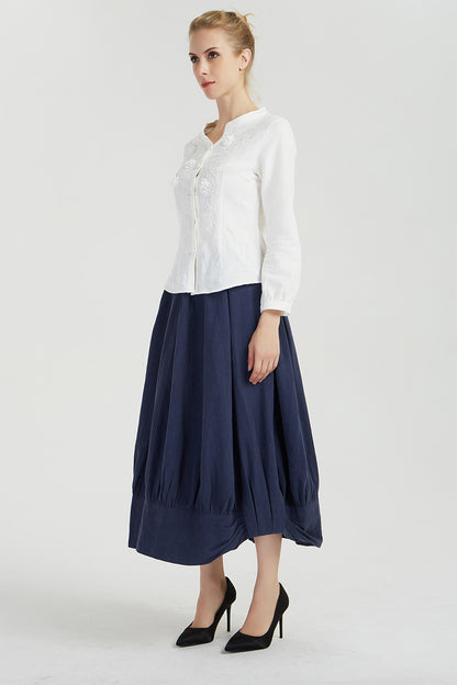 linen skirt