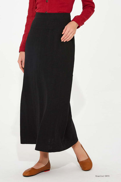 high waisted skirt