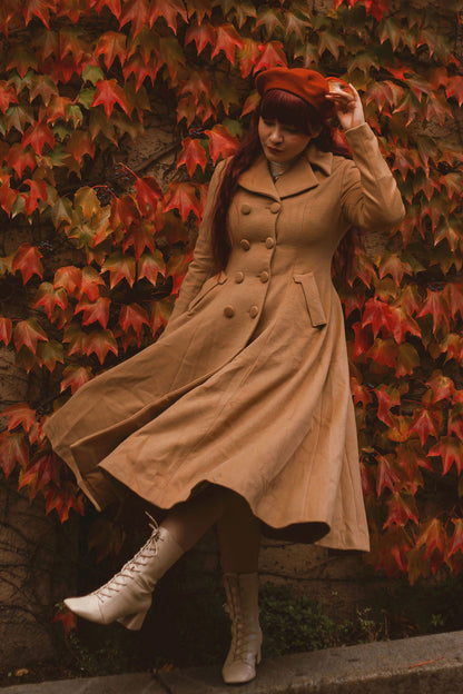 A-line Double breasted wool coat 2468