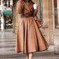 50s Vintage inspired Wool Princess coat 2544#