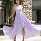 Woman maxi dress tulle dress wedding dress in purple (995)
