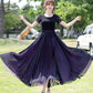 Summer Chiffon Reversible Big Swing Dance Skirt 2942