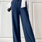 Elastic Waist Women Cotton Linen Casual Pants 3497