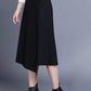 Irregular a-line skirt with high waist S003