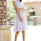 Mini purple dress chiffon dress cute wedding dress 997