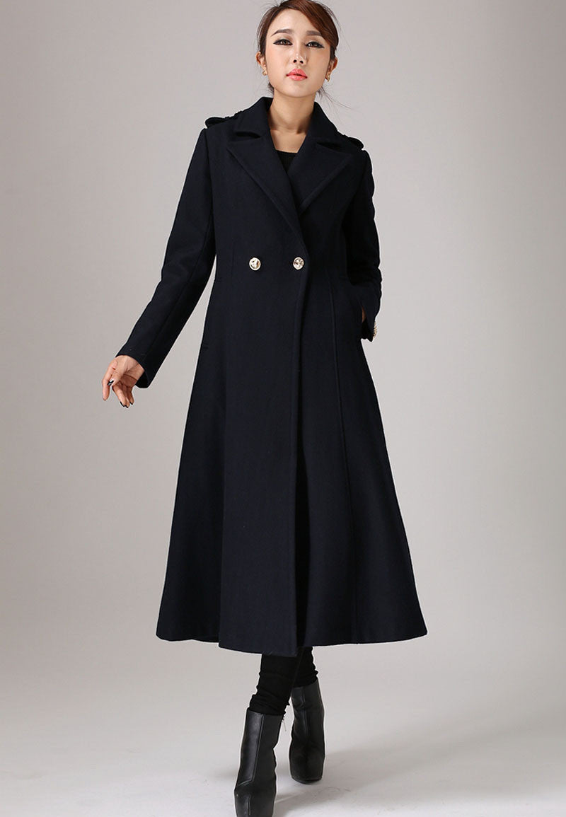 Ankle length store trench coat womens