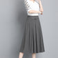 women summer pleated skirt with high waist CYM317