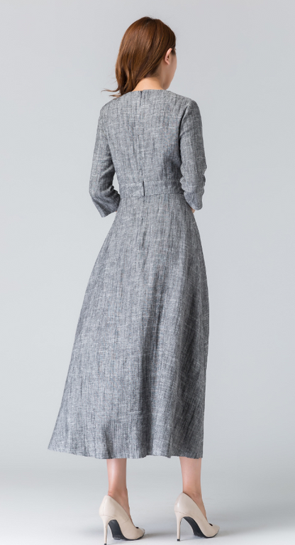 pleated dress