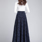 Maxi Elastic waist Linen Skirt 2500#