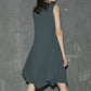 Green Dress-Linen Dress-Woman Dress-Maxi-Long Prom Dress-Maxi Dress-Spring Dress-Woman Linen Party Dress-1314