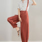 Women's Baggy Long Linen Pants 4212