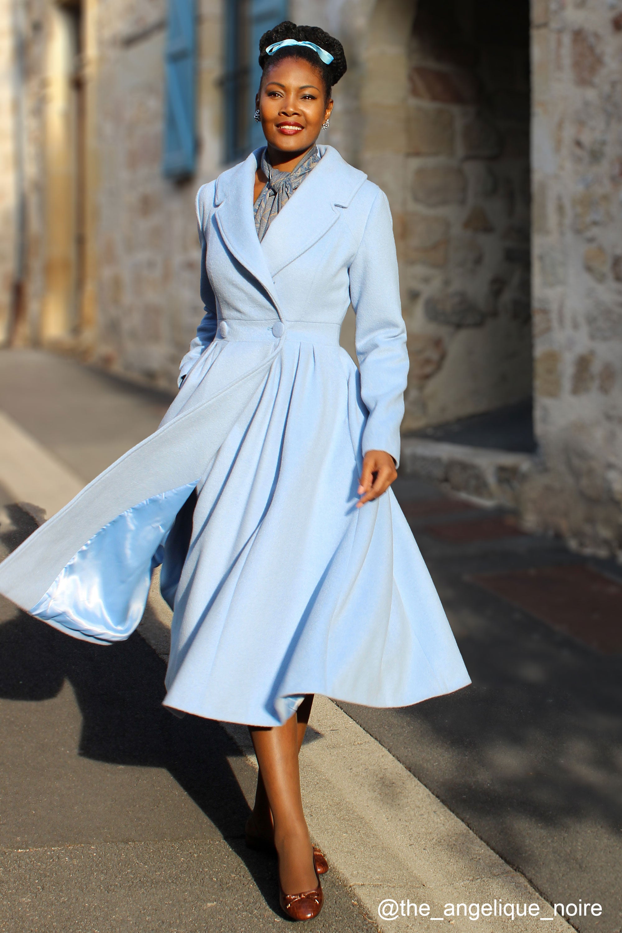 Powder cheap blue coat