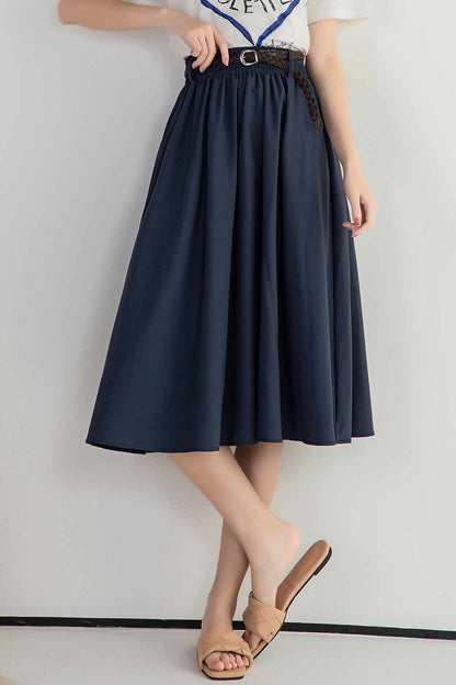 Casual linen midi dress 2393