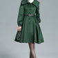Belted Coat, Single Breasted Wool Coat 3131