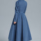 Vintage Inspired Long Wool Princess Coat Women 3127
