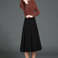 Texture pleated a line  women's winter skirt S019